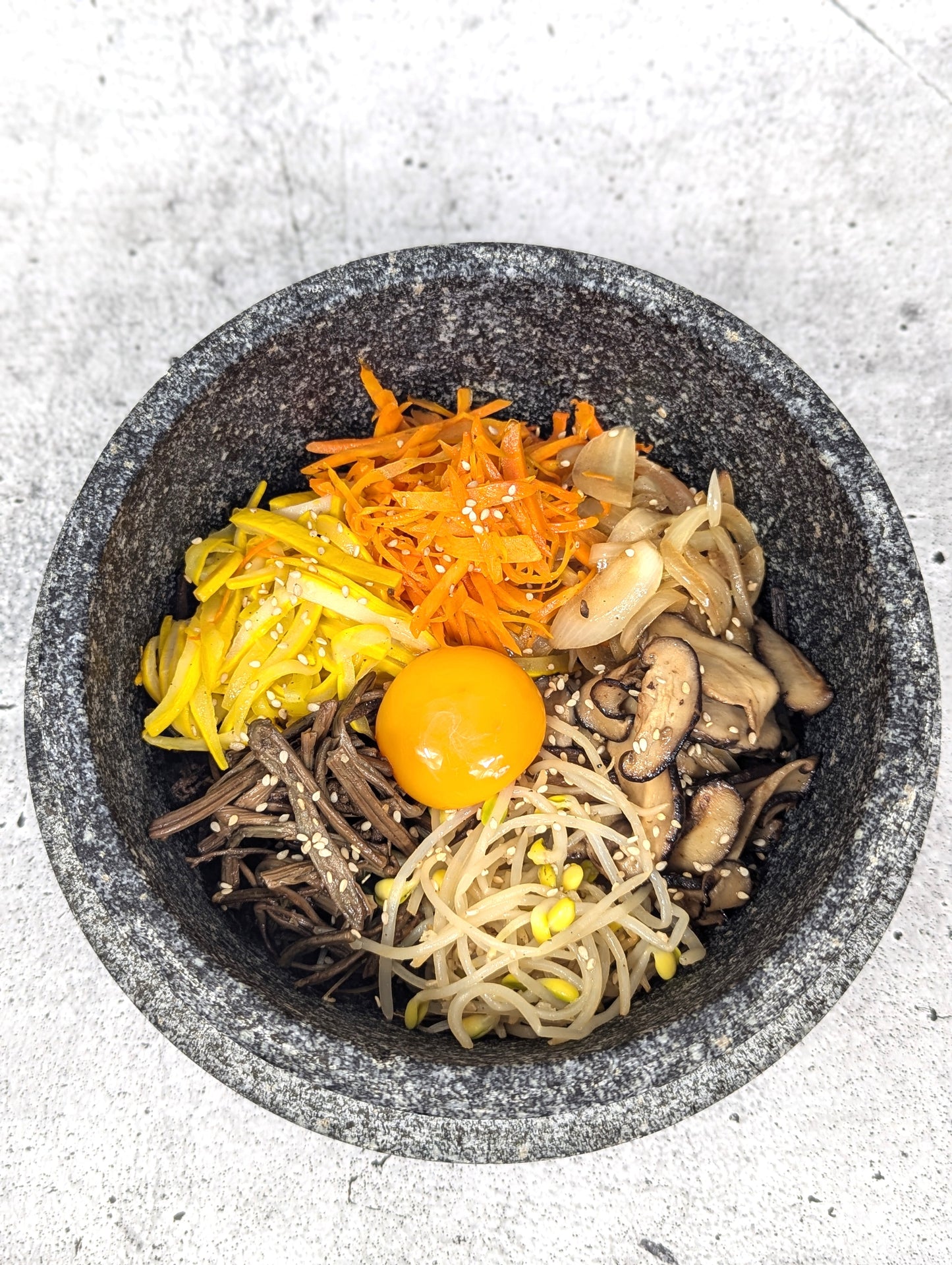 Dolsot Bibimbap. per Zoom.